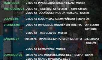 MAR AZUL: ESPECT�CULOS Y TALLERES EN LA PLAYA